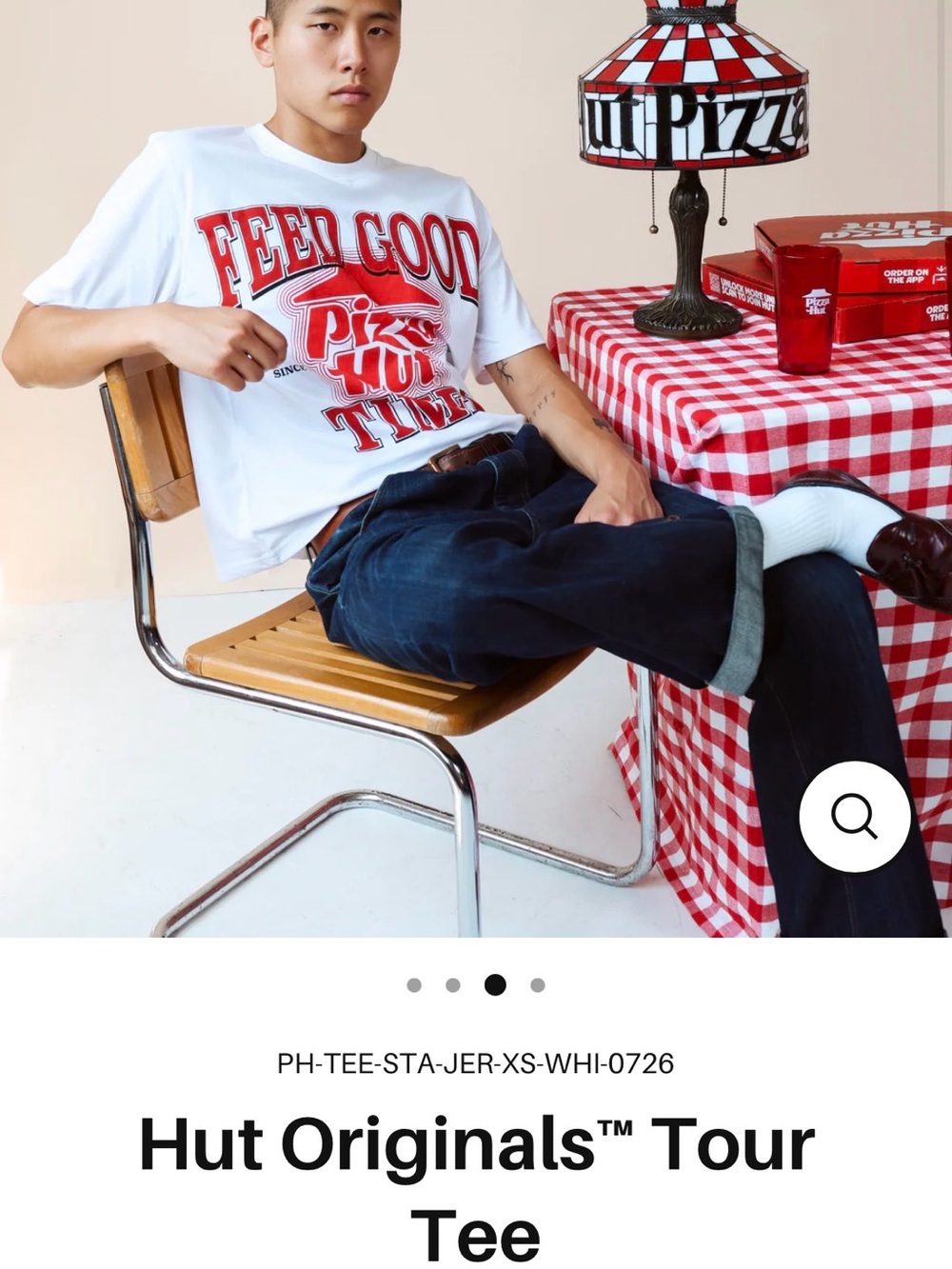 Pizza Hut originals tour t shirt